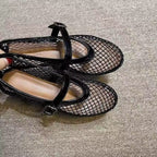 Damen Netzschuhe mit verstellbarem Riemen und atmungsaktivem Obermaterial R&B
