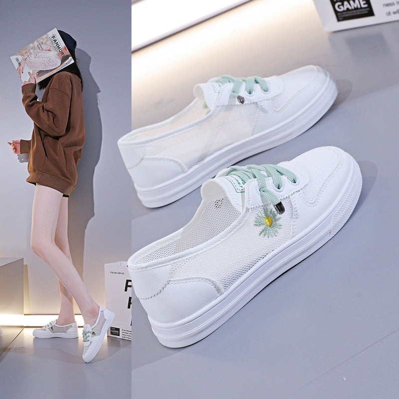 Damen Luftige Mesh-Sneaker mit elastischem Schnürsystem R&B