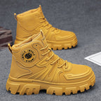 Damen Robust und stilvoller High-Top Stiefel mit rutschfester Sohle und stoßdämpfendem Innenfutter R&B
