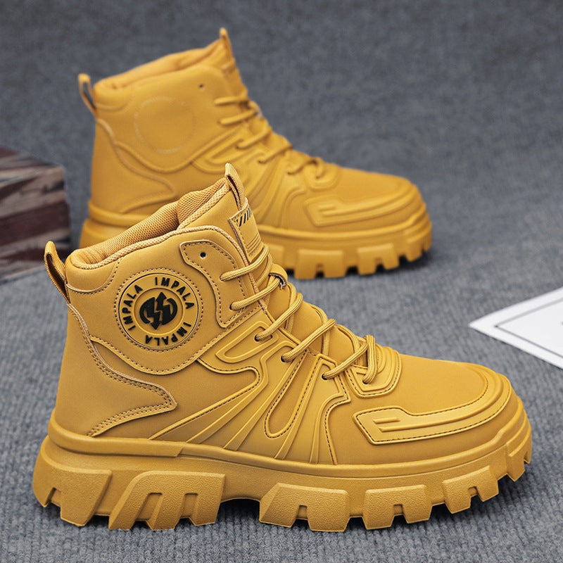 Damen Robust und stilvoller High-Top Stiefel mit rutschfester Sohle und stoßdämpfendem Innenfutter R&B