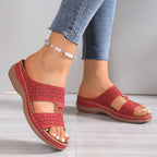 Damen Clogs mit modischem Lochdesign und komfortabler Fußbettung R&B