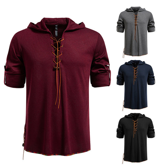 Damen Kapuzenpullover mit einzigartigem Kordelzug und lässigem Schnitt R&B