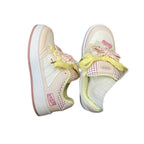 Damen Modische Sneakers mit verspieltem Tiermotiv und bunten Applikationen