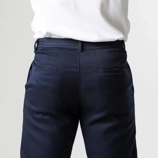 Herren Chinohose Slim Fit mit elastischem Bund