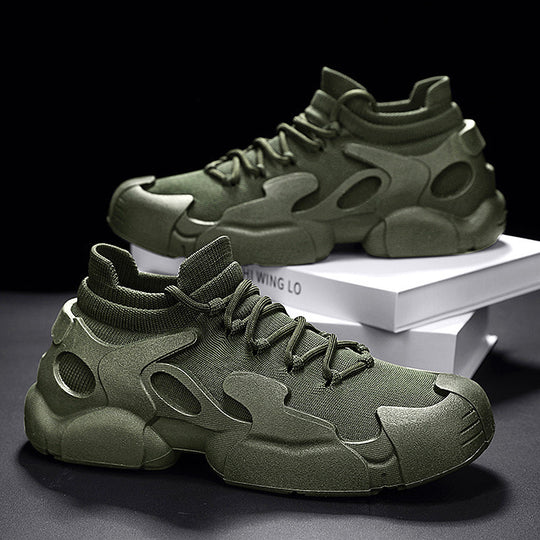 Damen Sportliche High-Performance Sneakers mit atmungsaktiver Strickoberfläche R&B