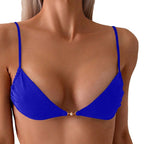 Damen Triangel-Bikini mit zartem Wickeldetail und raffinierten Trägern R&B