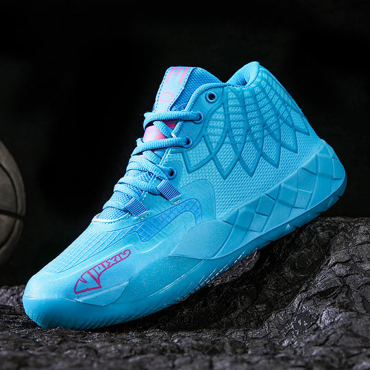 Damen Sportliche Basketball-Sneaker mit atmungsaktiver Oberflächenstruktur und rutschfester Sohle R&B