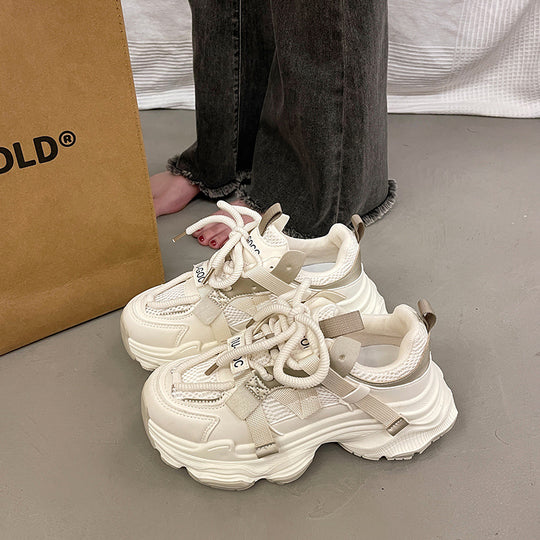 Damen Bequeme Chunky Sneakers mit innovativem Sohlen-Design R&B