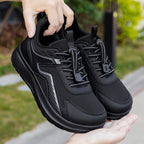 Damen Sportliche Sneaker mit flexiblem Schnellschnürsystem und atmungsaktiver Oberfläche