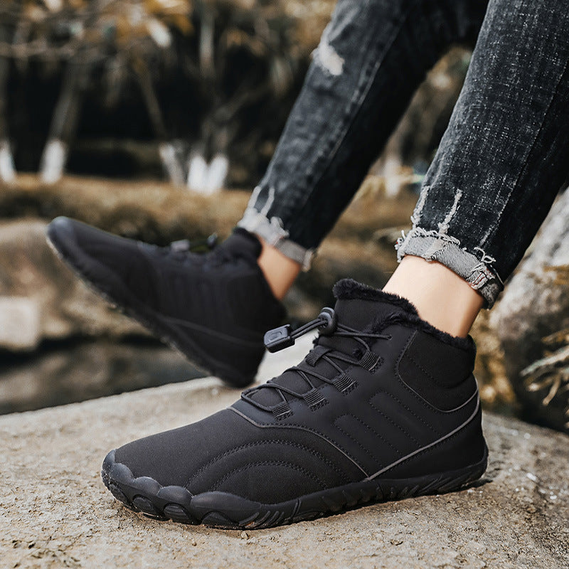 Damen Wasserdichte Outdoor-Schnürstiefel mit kuscheligem Innenfutter