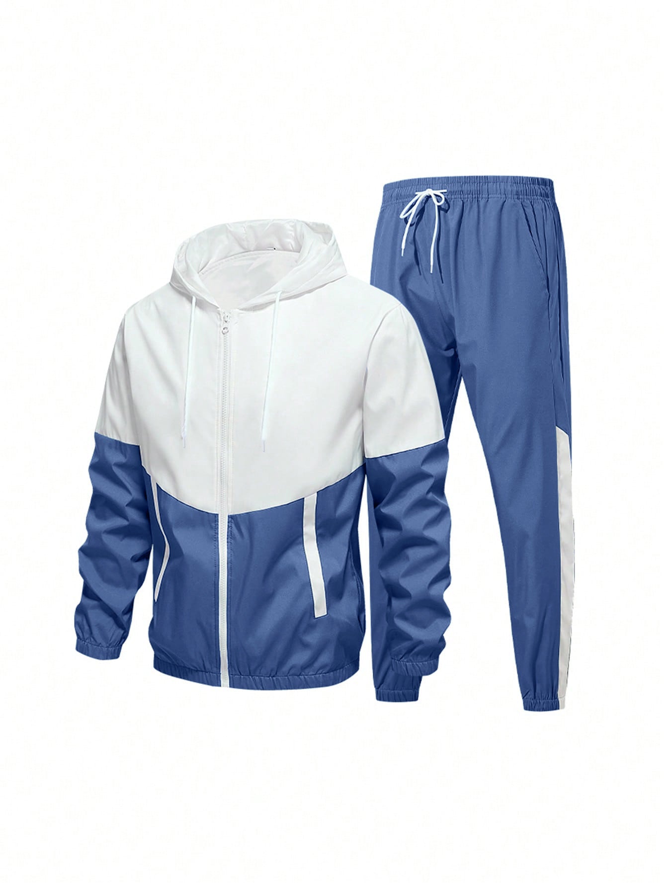 Herren Sportanzug mit atmungsaktiver Jacke und elastischen Jogginghosen