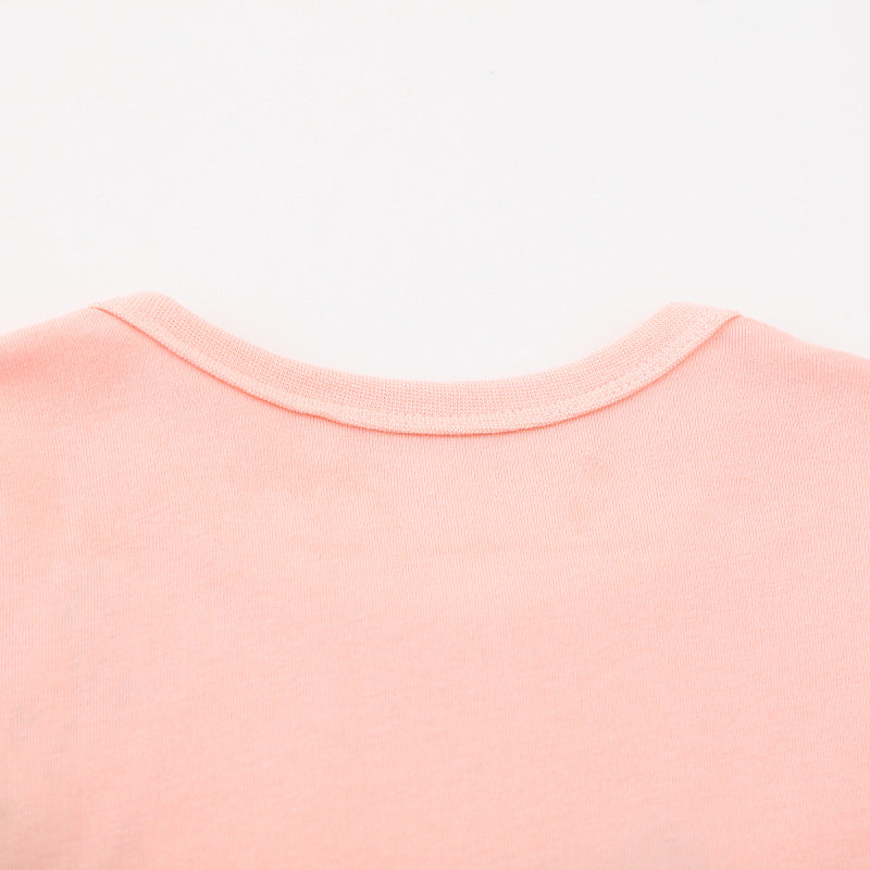 Mädchen T-Shirt mit verspieltem Einhorn-Design und Rüschendetails R&B