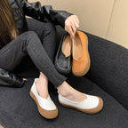 Damen komfortable Slip-On Halbschuhe mit rutschfester Sohle