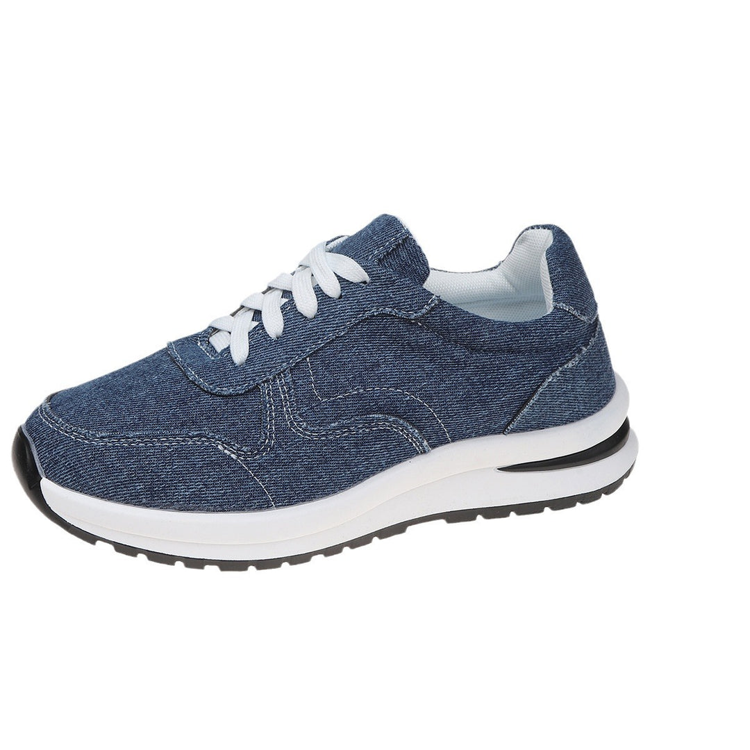 Damen Sneaker aus Denim mit dämpfender Sohle R&B