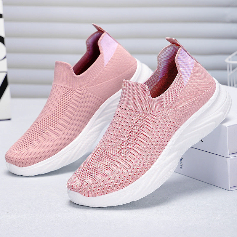 Damen Atmungsaktive Slip-On Sportschuhe mit flexiblem Sohlen-Design R&B
