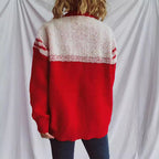 Damen Strickpullover mit festlichem Design und weichem Material R&B