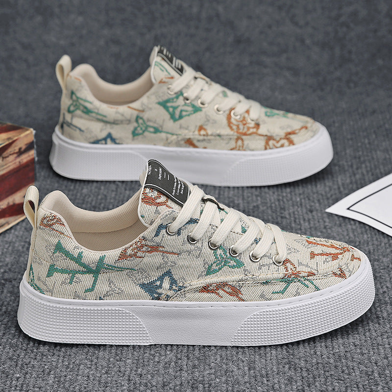 Damen Casual Sneaker mit einzigartigem Muster und stoßdämpfender Sohle R&B