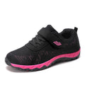 Damen Sportliche Sneakers mit Klettverschluss und atmungsaktivem Mesh-Obermaterial