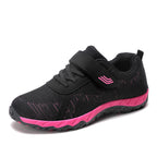 Damen Sportliche Sneakers mit Klettverschluss und atmungsaktivem Mesh-Obermaterial