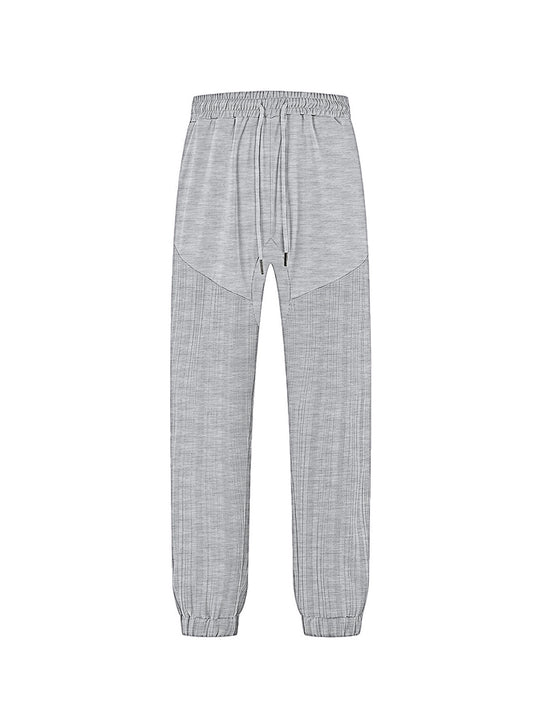 Damen sportliche Jogginghose mit elastischem Bund und strukturiertem Design R&B