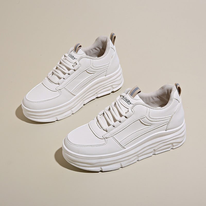 Damen Komfortable Plateau-Sneakers mit atmungsaktivem Obermaterial R&B