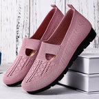 Damen Bequeme und luftdurchlässige Slipper mit elastischem Riemen R&B