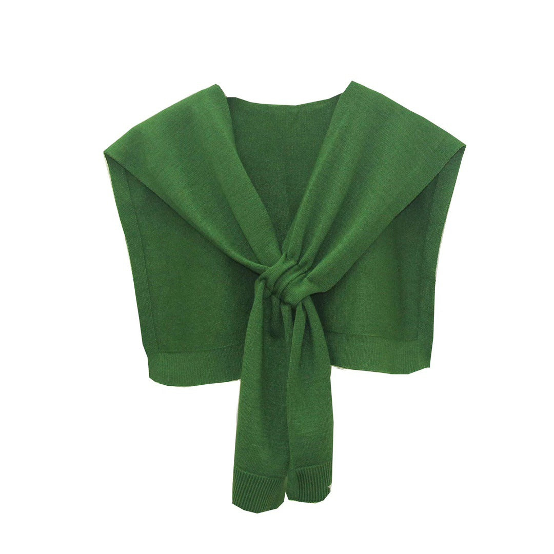 Damen modische Strickschal mit knoten Detail R&B