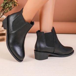 Damen Chelsea-Stiefeletten aus veganem mit elastischen Seiteneinsätzen R&B