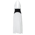 Damen Maxikleid mit tiefem V-Ausschnitt und elegantem Wickel-Design R&B