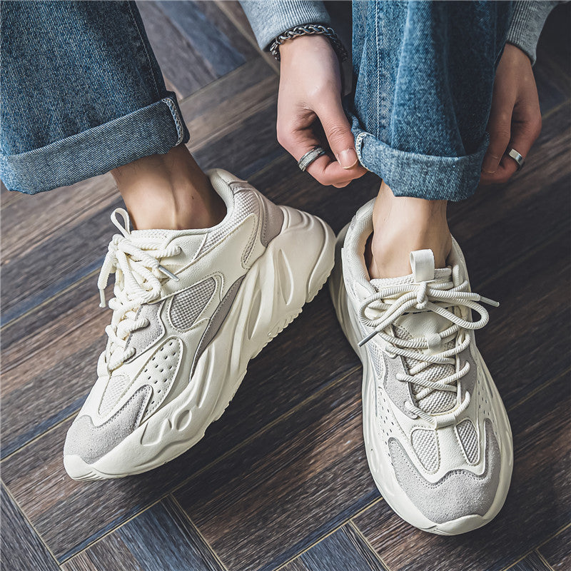 Damen Sportliche Street-Sneaker mit atmungsaktiver Mesh-Oberfläche und dämpfender Sohle R&B