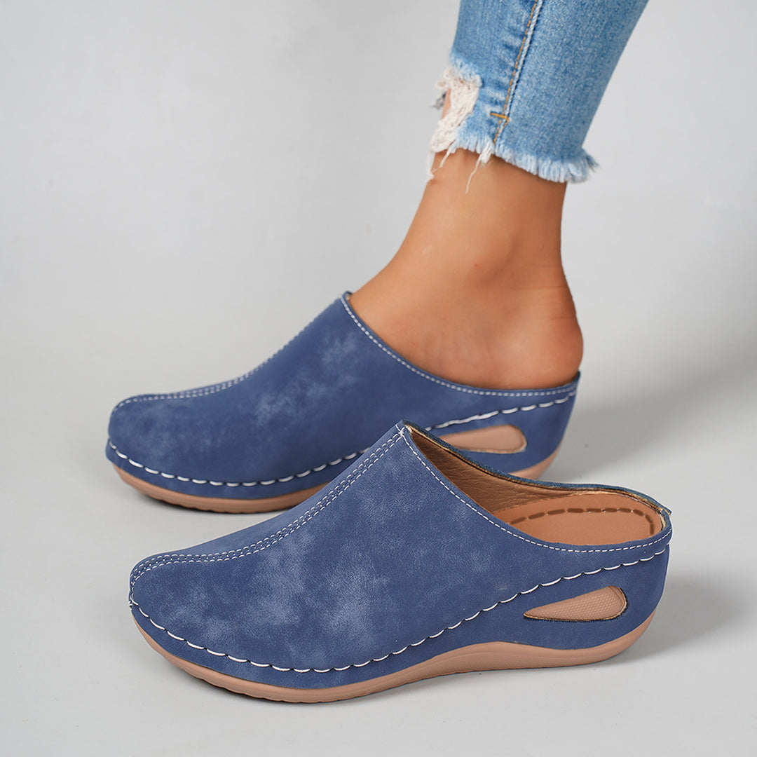 Damen Mules mit ergonomischem Fußbett und modischem Schnitt R&B