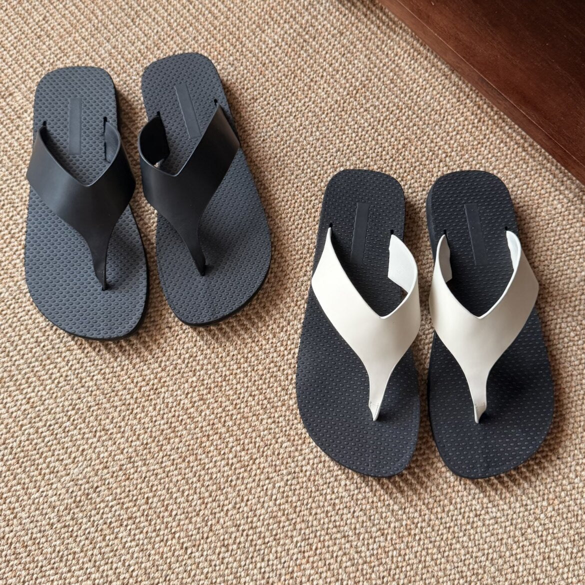 Damen Zehentrenner-Sandalen mit ergonomischem Fußbett und flexibler Sohle R&B 1777486918