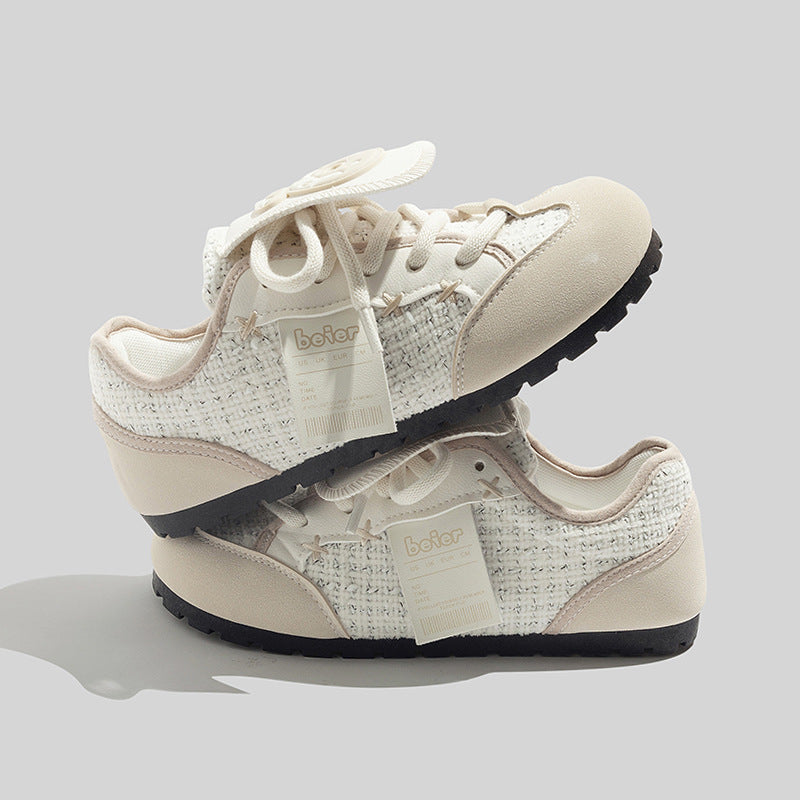 Damen Sportliche Sneaker mit atmungsaktiver Gewestruktur und rutschfester Sohle