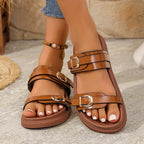 Damen Komfortable und modische Riemchensandalen R&B