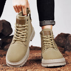 Damen robuste High-Top Stiefel mit praktischer Schnellschnürung und verstärktem Profil R&B