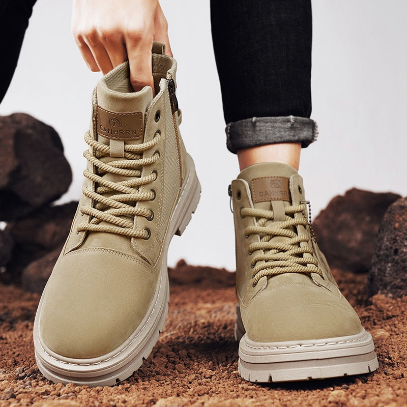 Damen robuste High-Top Stiefel mit praktischer Schnellschnürung und verstärktem Profil R&B