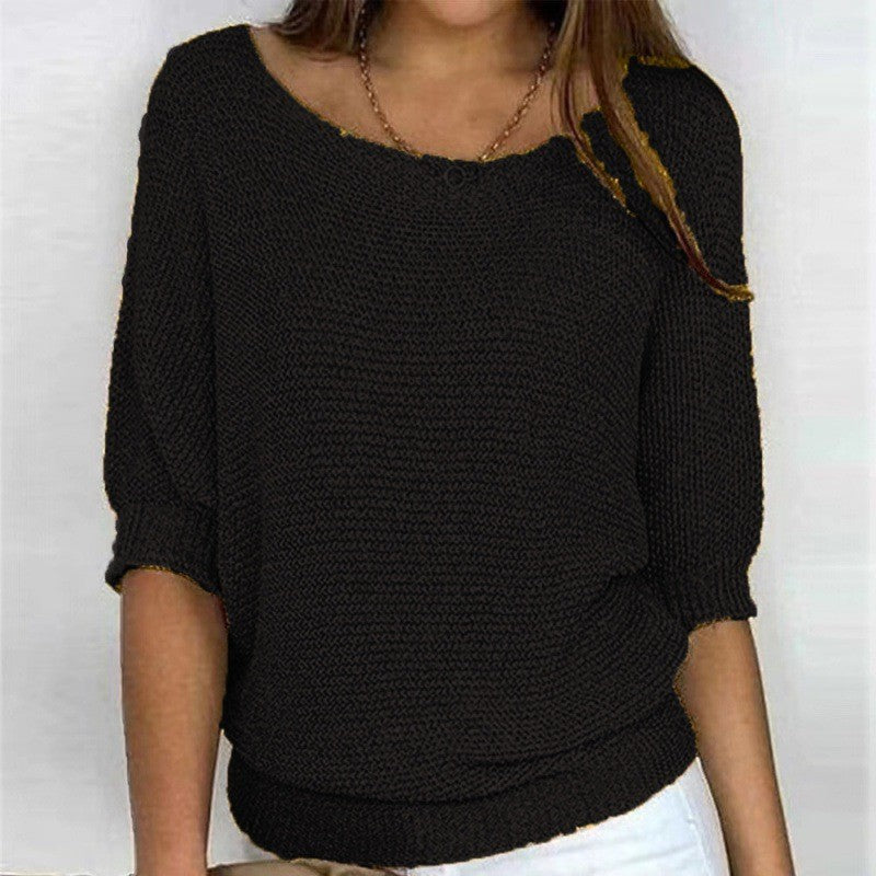 Damen lässiger Pullover R&B