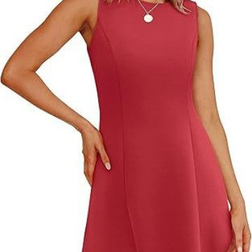 Damen ärmelloses A-Linien Kleid mit zeitlosem Schnitt R&B
