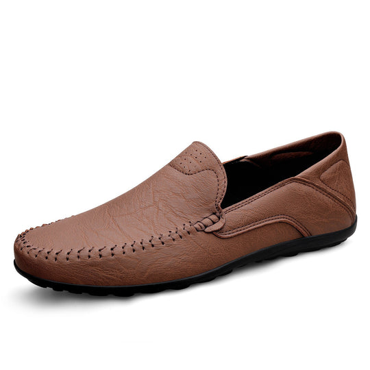 Herren Mokassins aus weichem Leder mit rutschfester Sohle R&B