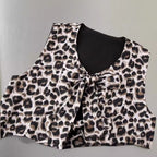 Damen Weite Leoprint-Hosen R&B