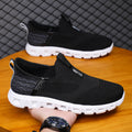 Damen Atmungsaktive Slip-On Sneakers mit elastischem Strickoberteil und rutschfester Sohle R&B