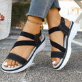 Damen Bequeme Lauf-Sandalen mit atmungsaktiver Mesh-Oberfläche und ergonomischem Fußbett R&B