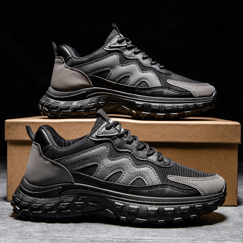 Herren Sportliche Trail-Laufschuhe mit stoßdämpfender Sohle und rutschfester Gummiunterlage R&B