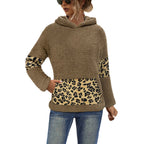 Damen Kuschel-Hoodie mit tierischem Muster und praktischen Seitentaschen R&B