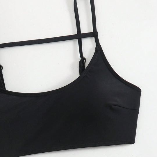 Damen Triangel-Bikini-Set mit innovativem Schnitt und verstellbaren Trägern R&B