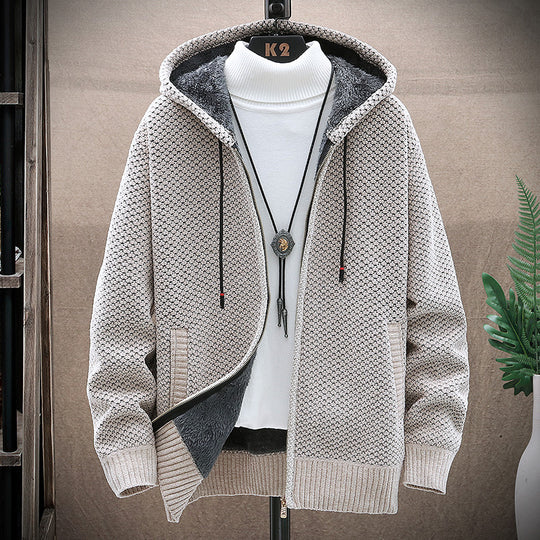 Damen gemütliche Kapuzenjacke mit weichem Innenfutter und innovativem Schnitt R&B