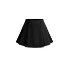 Damen Plissierter Minirock mit angedeutetem Bund R&B