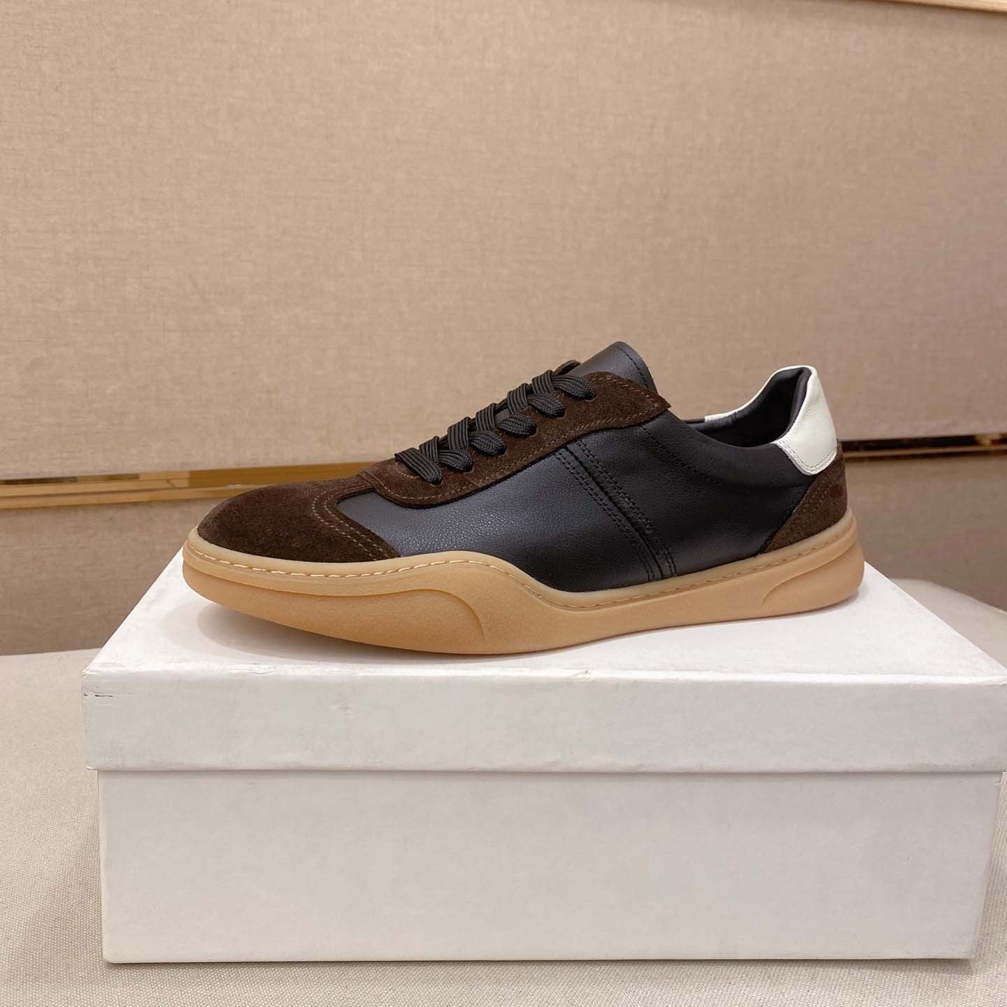 Damen Sneakers mit edlem Wildleder- und Lederdesign R&B