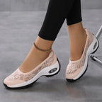 Damen Bunte Sneaker mit luftdurchlässiger Spitze