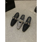Damen elegante Mules mit modischem Netzdesign R&B